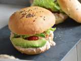 Burger thon ricotta avocat