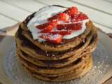 Pancake fraise coco