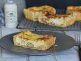 Tarte aux champignons et lardons