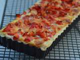 Tarte tomates poivrons mozzarella