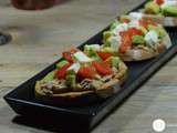 Tartines avocat thon feta