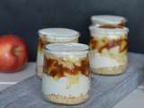 Verrines pomme poire mascarpone