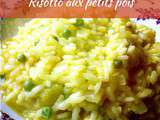 Risotto aux petits pois