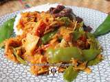 Rougail morue aux gros piments