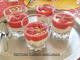 Verrines express aux fraises