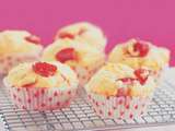 Muffins aux fraises et chocolat blanc