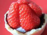 Mini tarta de maduixa (mini tartes aux fraises)