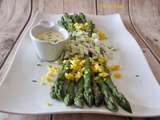 Asperges sauce beurre blanc et citron