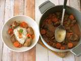 Boeuf mijoté à la tomate et aux carottes