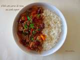 Chili con carne de veau au cook expert