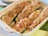 Courgettes farcies au thon et à la moutarde de Meaux