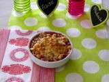 Crumble rhubarbe fraise