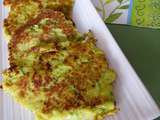 Galettes de courgette