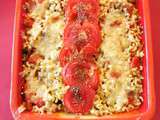 Gratin de coquillettes aux tomates