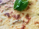 Gratin de courgettes à la béchamel allégée