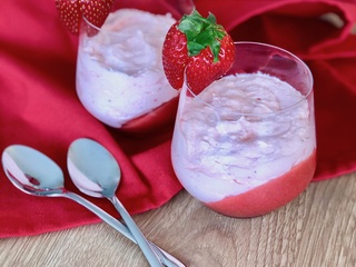 Mousse à la fraise