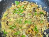 Omelette aux chanterelles jaunes