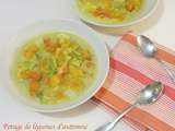 Potage de légumes d’automne au lait de coco