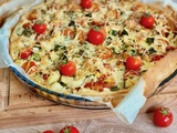 Quiche au thon et légumes d’été