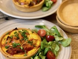 Quiches au maquereau et à la tomate