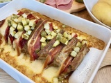 Rôti de porc façon raclette