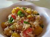 Salade de quinoa aux légumes d’été