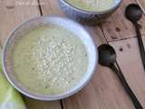 Soupe froide au concombre et kiwi