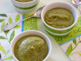 Soupe verte froide, courgettes et oseille