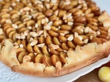 Tarte rustique aux mirabelles et aux amandes