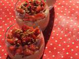 Verrines mascarpone fraises