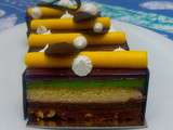 Entremet Figue noisette pistache citron