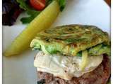 Burger aux spaghettis de courgettes (zoodles)