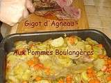 Gigot d'Agneau au Pommes boulangères