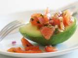 Menu 246 : avocat et tomate