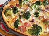 Menu 488 : tarte brocoli jambon ou comment faire aimer le brocoli aux enfants