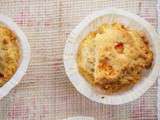 Cupcakes gruyere-tomates