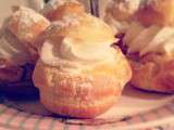 Petits choux chantilly