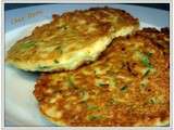 Galettes de courgettes aux herbes