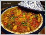 Tajine de poulet aux courgettes et pommes de terre