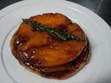 Tarte tatin cabillaud et mangue