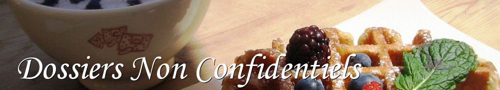 Recettes de Dossiers Non Confidentiels