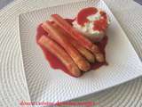 Asperges en dessert