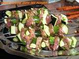 Brochettes de Filet Mignon et Courgettes