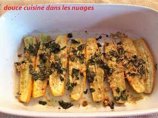 Courgettes jaunes à la provençale