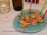 Crevettes demi-sel et pastis