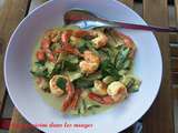 Crevettes et courgettes au Kari Gosse