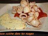 Encornets-Sauce aux Herbes