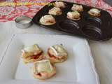 Mini pizza fenouil-saumon et fromage double crème avec plat asimetri Pyrex®