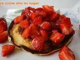 Pancakes au fraises