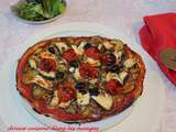 Pizza courgettes-selles sur Cher